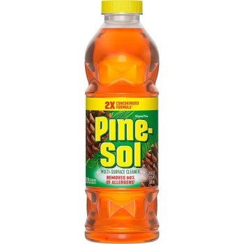 Pine-Sol 10041294601495 Multi-Surface Cleaner and Disinfectant, 20 oz, Bottle, Liquid, Original Pine