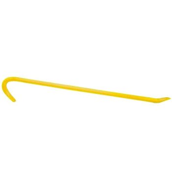 STANLEY 55-130 Ripping Bar, 30 in L, Beveled/Slotted Tip, 1-1/4 in Claw Blade Width 1, 1 in Claw Blade Width 2 Tip, HCS