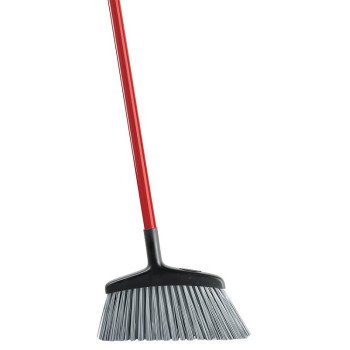 Libman 1102 Rough Surface Angle Broom, PET Bristle, 53 in L, Steel