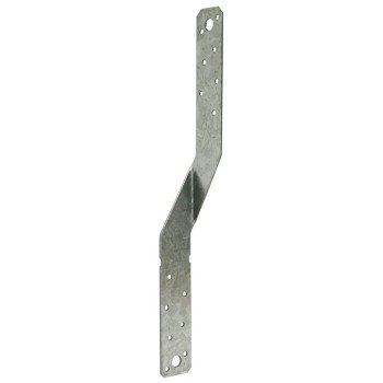 Simpson Strong-Tie MTS Series MTS12 Twist Strap, 12 in L Dimensions, 16 ga, Steel, Galvanized/Zinc