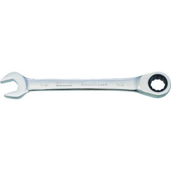 DeWALT DWMT72293OSP Combination Wrench, SAE, 1/2 in Head, 6-15/32 in L, Chrome, Comfort-Grip Handle