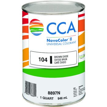 CCA NovoColor II Series 076.008897N.005 Universal Colorant, Brown, Liquid, 1 qt