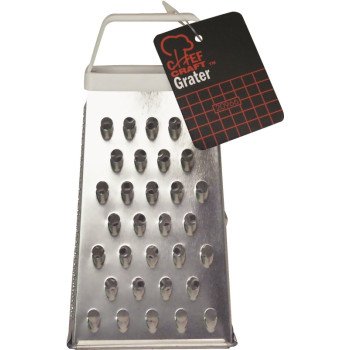 Chef Craft 21387 Grater, Plastic/Stainless Steel, White