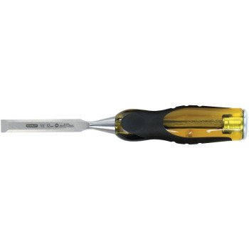 STANLEY 16-975 Chisel, 1/2 in Tip, 9 in OAL, Chrome Carbon Alloy Steel Blade, Ergonomic Handle