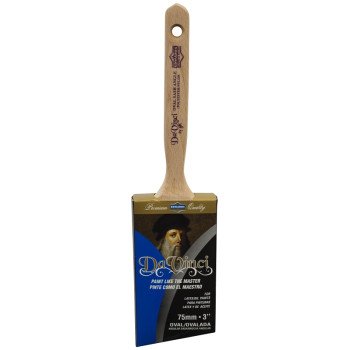 Linzer 1155130-0300 Paint Brush, Angle Sash Brush, 3 in L Bristle