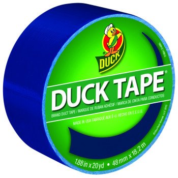 Duck 1304959 Duct Tape, 20 yd L, 1.88 in W, Blue