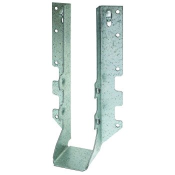 Simpson Strong-Tie LUS Series LUS210 Joist Hanger, 7-13/16 in H, 1-3/4 in D, 1-9/16 in W, Steel, Galvanized/Zinc, Face