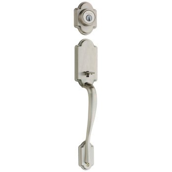 Kwikset Signature 800ANXTNL 15 SMT CP Handleset, Grade 1 Grade, Different Key, Metal, Satin Nickel, KW1 Keyway