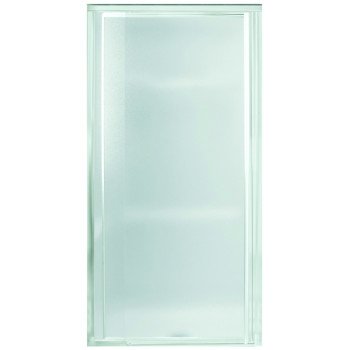 Sterling 1500D-31S Shower Door, Tempered Glass, Textured Glass, Framed Frame, Aluminum Frame