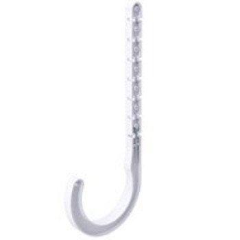 B & K P02-150HC Drain J-Hook, 1-1/2 in Opening, ABS