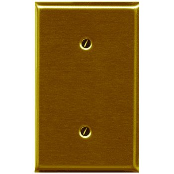 2-163BBR BR BRASS WALLPLATE BL