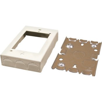 Wiremold B2 Outlet Box, Ivory