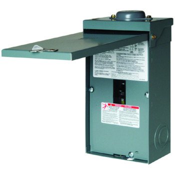 Square D QO2100NRBCP Circuit Breaker, 100 A, 2 -Space, NEMA 3R Enclosure, Flush, Surface Mounting