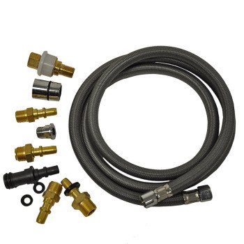 Danco 10912 Spray Head Hose, 3/8 in Connection, FIP x MIP, 57 in L, Vinyl