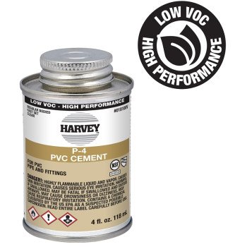 Harvey 18100V-24 Regular-Bodied Fast Set Cement, 4 oz Can, Liquid, Clear