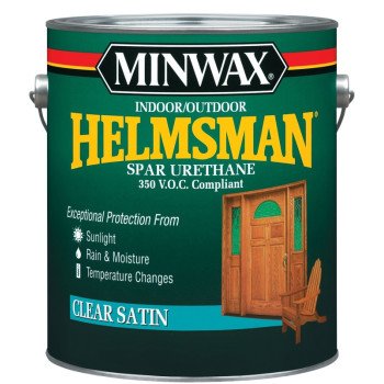 Minwax Helmsman 132200000 Spar Urethane Paint, Satin, Liquid, 1 gal, Pail