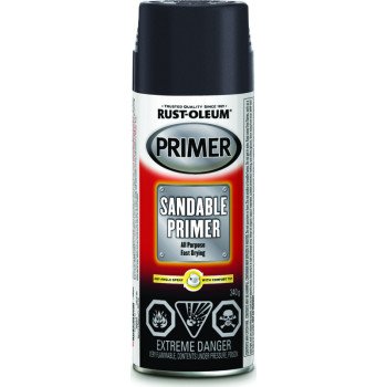 Rust-Oleum 257737 Spray Primer, Black, 340 g, Can