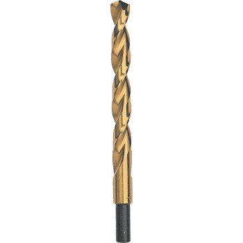 DEWALT DW1304 Jobber Drill Bit, 1/16 in Dia, 1-7/8 in OAL, Parabolic Flute, 1/16 in Dia Shank, Straight Shank