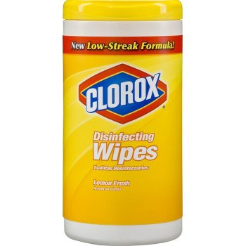 Clorox 01628 Disinfecting Wipes, Can, Liquid, Citrus, White