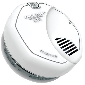 First Alert 1039842 Smoke and Fire Alarm with Battery, Lithium-Ion Battery, Ionization, Photoelectric Sensor, 85 dB