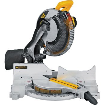 DEWALT DWS715 Miter Saw, Electric, 12 in Dia Blade, 4000 rpm Speed, 90 deg Max Miter Angle