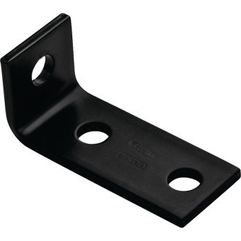 National Hardware 1152BC Series N351-479 Corner Brace, 3-1/2 in L, 1-1/2 in W, 1.6 in H, Steel, Powder-Coated, 1/BX