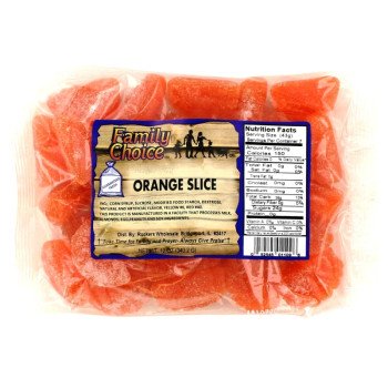 Family Choice 1109 Candy, Orange Flavor, 14 oz