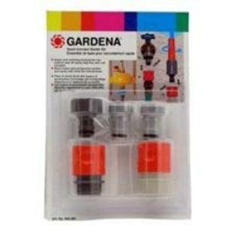 Gardena 942BK Hose Coupling Set, Plastic