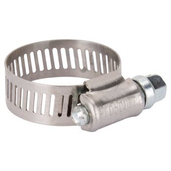 ProSource HCRAN12 Interlocked Hose Clamp, Stainless Steel, Stainless Steel