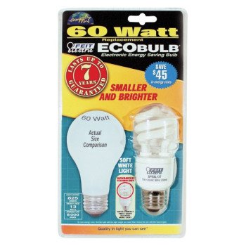 BPESL13T 13W CFL BULB SFT WHT 