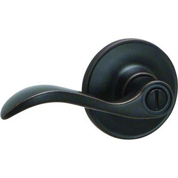 Schlage J Series J40VSEV716 Privacy Lever, Mechanical Lock, Aged Bronze, Metal, Residential, 3 Grade