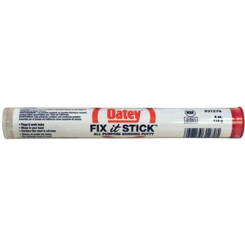 Oatey Fix-It Stick Series 31270 Epoxy Putty, Solid, Beige/White, 4 oz