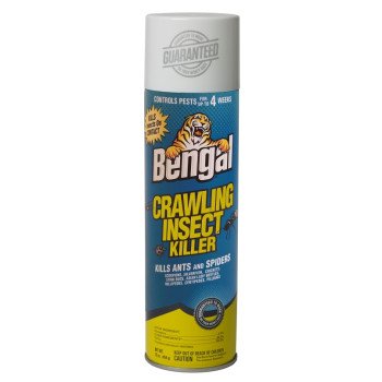 Bengal 93500 Crawling Insect Killer, Spray Application, Indoor, Outdoor, 16 oz Aerosol Can