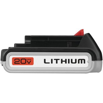 Black+Decker LBXR20 Rechargeable Battery Pack, 20 V Battery, 1.5 Ah