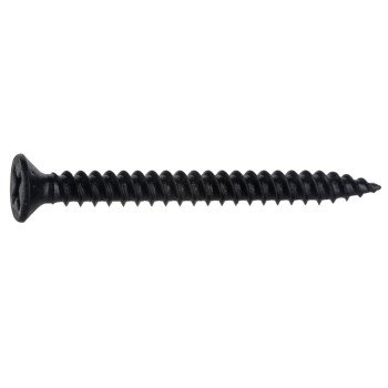 Midwest Fastener 02632 Screw, #6-13 Thread, 1-1/2 in L, Coarse, Twinfast Thread, Flat Head, Phillips Drive, Sharp Point