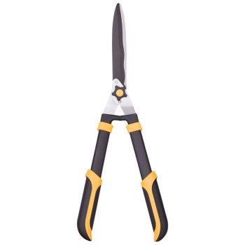 Landscapers Select GH3196 Heavy-Duty Hedge Shear, Straight with Wave Curve Blade, 8 L Blade, Steel Blade, 22 in OAL