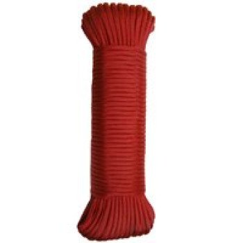 NPC5503210R PARACORD RED 100' 