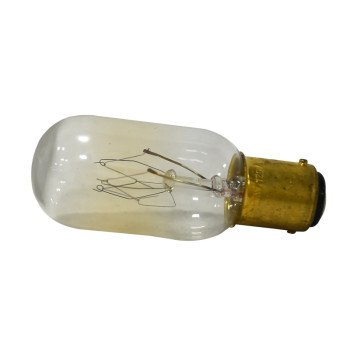 Sylvania 18321 Incandescent Lamp, 25 W, T8 Lamp, Double Contact Bayonet Lamp Base, 230 Lumens, 2850 K Color Temp