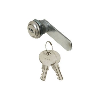 National Hardware VKA825 Series N185-272 Utility Lock, Keyed Lock, Y13 Yale, B1 Cole Keyway, Steel/Zinc, Chrome