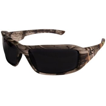 Edge BRAZEAU Series TXB216CF Polarized Safety Glasses, Nylon Frame, Forest Camouflage Frame, UV Protection: Yes