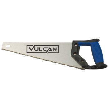 Vulcan JL-K11741 Handsaw, 14 in L Blade, 7 TPI TPI, Steel Blade, Soft Grip Handle, Plastic Handle