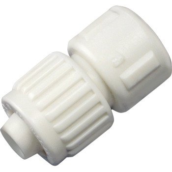 Flair-It 16858 Tube to Pipe Adapter, 1/2 x 3/4 in, PEX x FPT, Polyoxymethylene, White