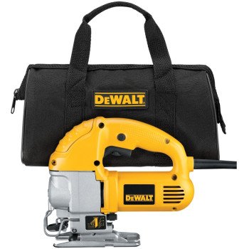 DeWALT DW317K Jig Saw Kit, 5.5 A, 1 in L Stroke, 0 to 3000 spm, Includes: Contractor Bag, DW317 Jig Saw