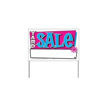 24203 YARD SALE BAG SIGN W/FRM