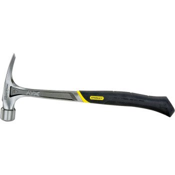 STANLEY 51-169 Framing Hammer, 28 oz Head, Rip Claw, Checkered Head, Steel Head, 16 in OAL