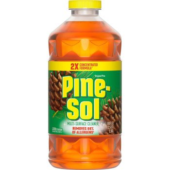 Pine-Sol 10041294601600 Multi-Surface Cleaner and Disinfectant, 80 oz, Bottle, Liquid, Original Pine