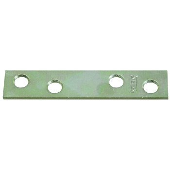 National Hardware N272-724 Mending Brace, 3 in L, 5/8 in W, Steel, Zinc, Screw Mounting