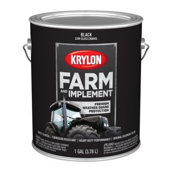 PAINT LOW GLOSS BLACK 1GALLON