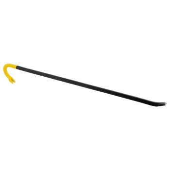 STANLEY 55-136 Ripping Bar, 36 in L, Beveled/Slotted Tip, 1-1/4 in Claw Blade Width 1, 1 in Claw Blade Width 2 Tip, HCS