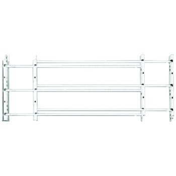 John Sterling 1130 Series 1133 Window Guard, 24 to 42 in W, 11 in H, Steel, White, 8-11/16 in Bar, 3-Bar